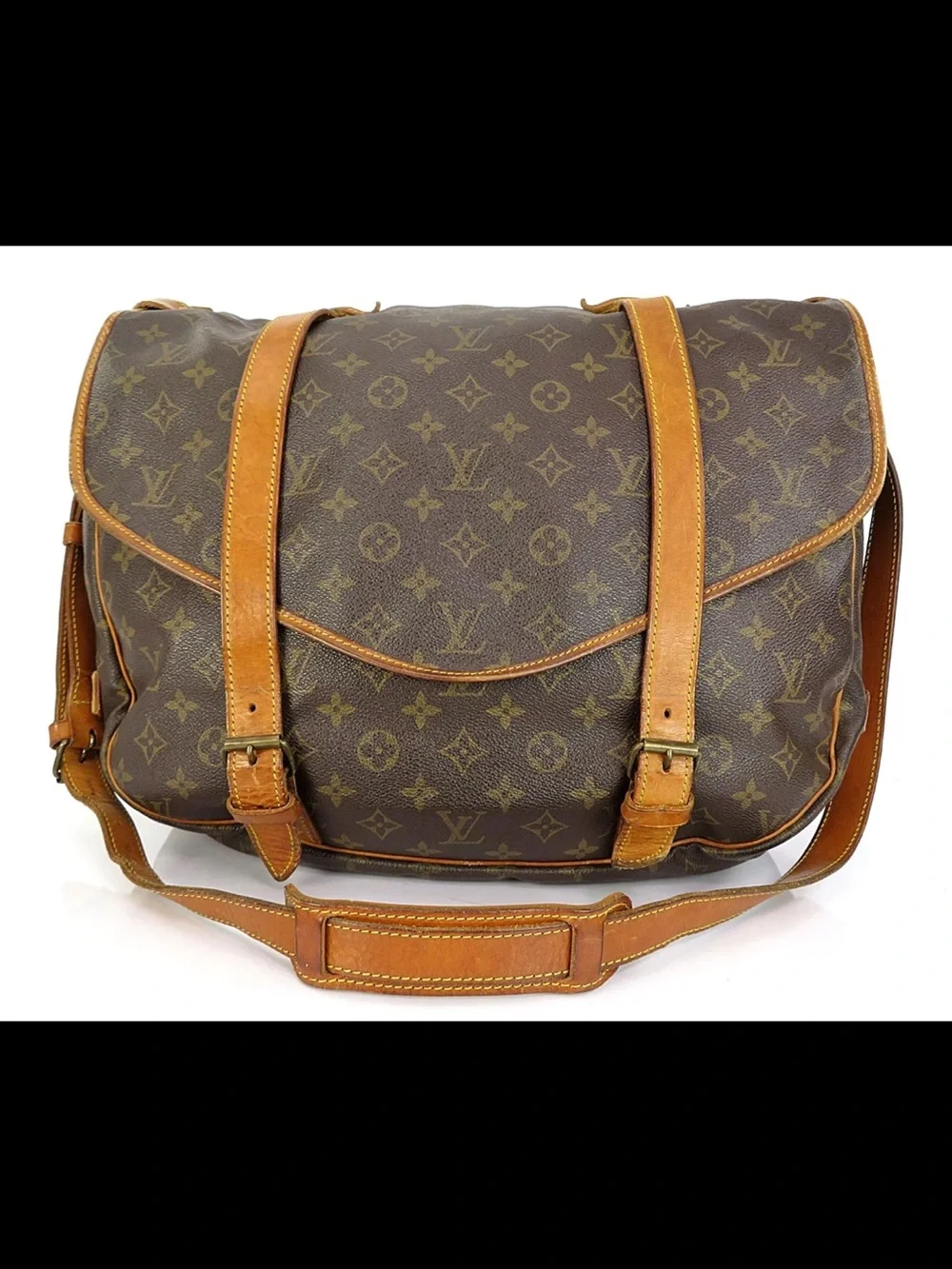 Louis Vuitton Brown Monogram Canvas Messenger Bag